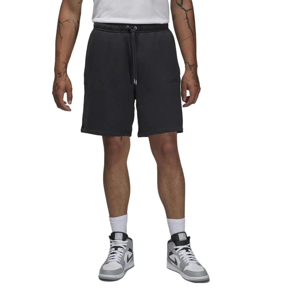 New - Air Jordan Wordmark Sz Medium Short 'Off Black/Medium Olive' FJ0700-045